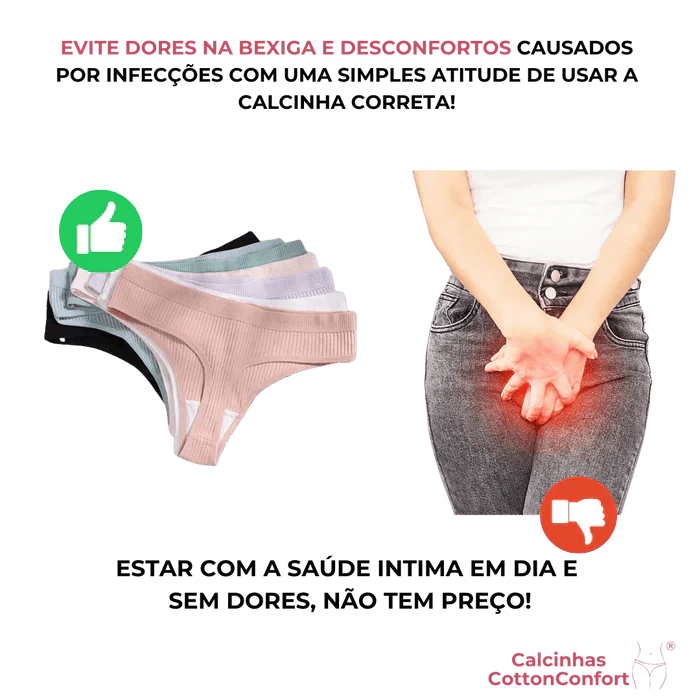 [COMPRE 6 LEVE 10] Calcinha CottonConfort Buzz - FRETE GRÁTIS