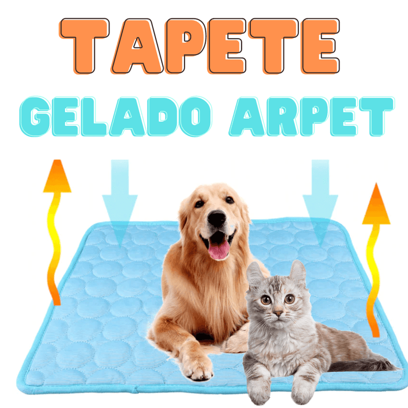 Tapete Gelado Arpet -  Refrescante Para Cães e Gatos 🐾 Frete Grátis 🔥