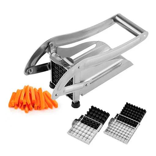 👨‍🍳 Mega Máquina Cortadora Multifunções Vegetais Buzz - Aço Inoxidável