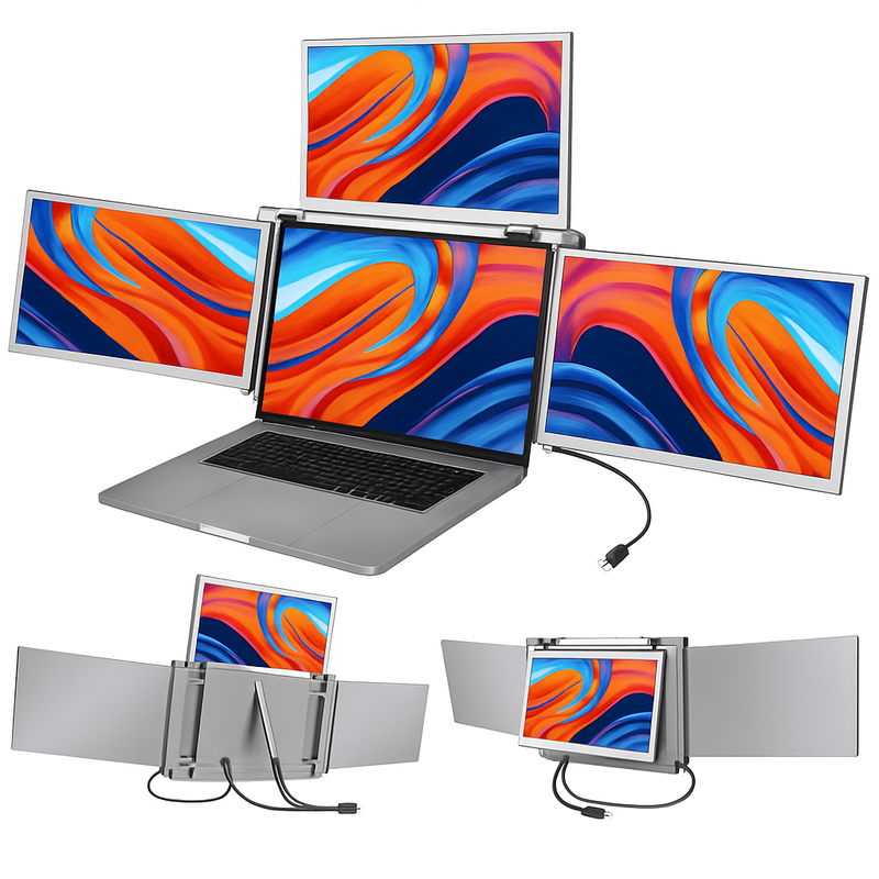 3 Telas Extensoras (4k) - Macbook & Windows