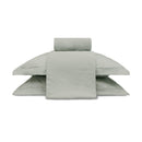 Jogo de Cama Treccenti Percal 300 fios Cinza - Casal