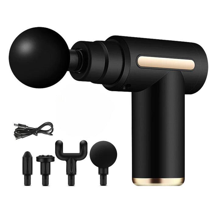 Pistola Massageadora Elétrica Relax 4 em 1 - Profissional Massageador Muscular